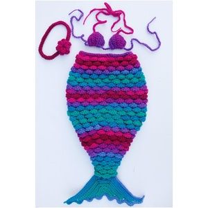 Crochet Mermaid Tail Outfit